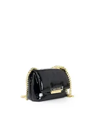 Armani Exchange Borsa piccola vernice Nero