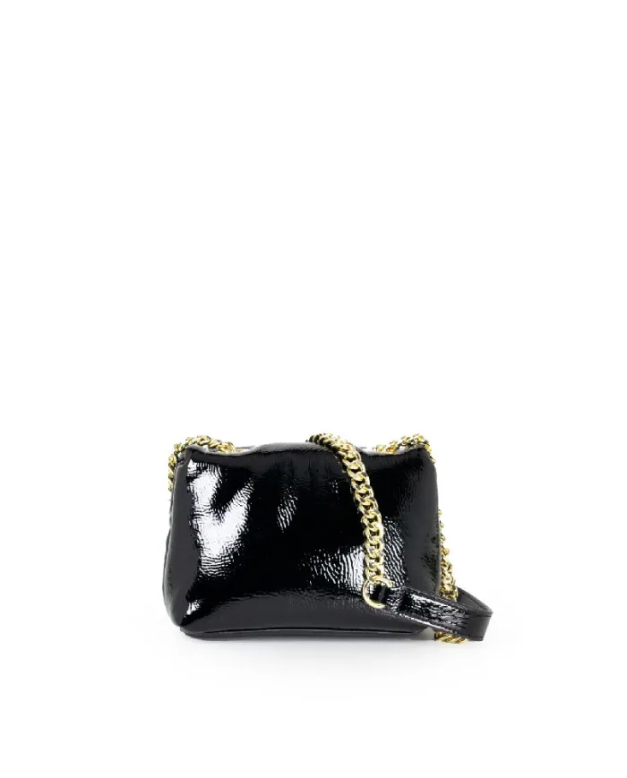 Armani Exchange Borsa piccola vernice Nero