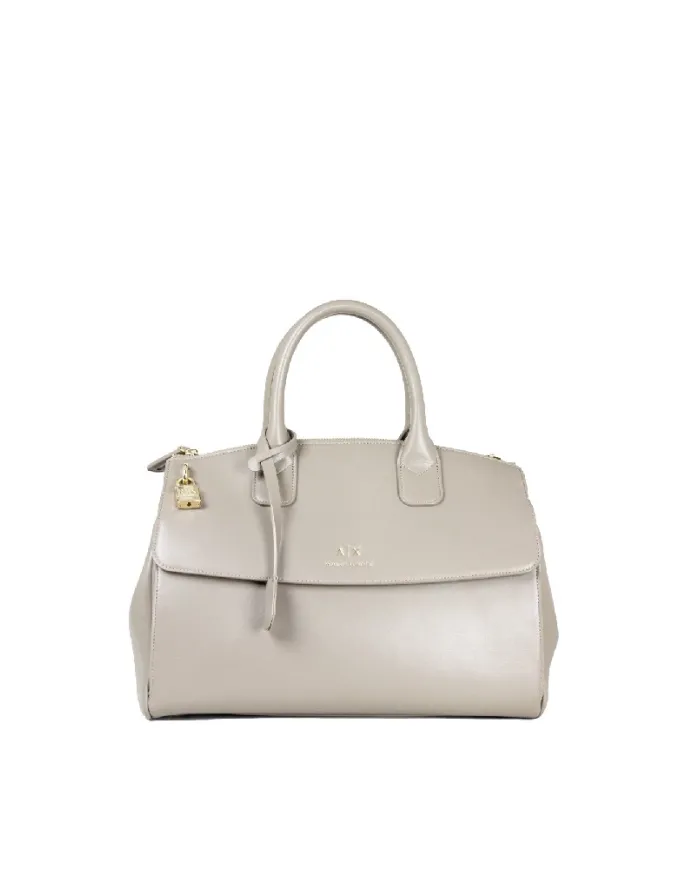 Armani Exchange Borsa a mano grande Grigio
