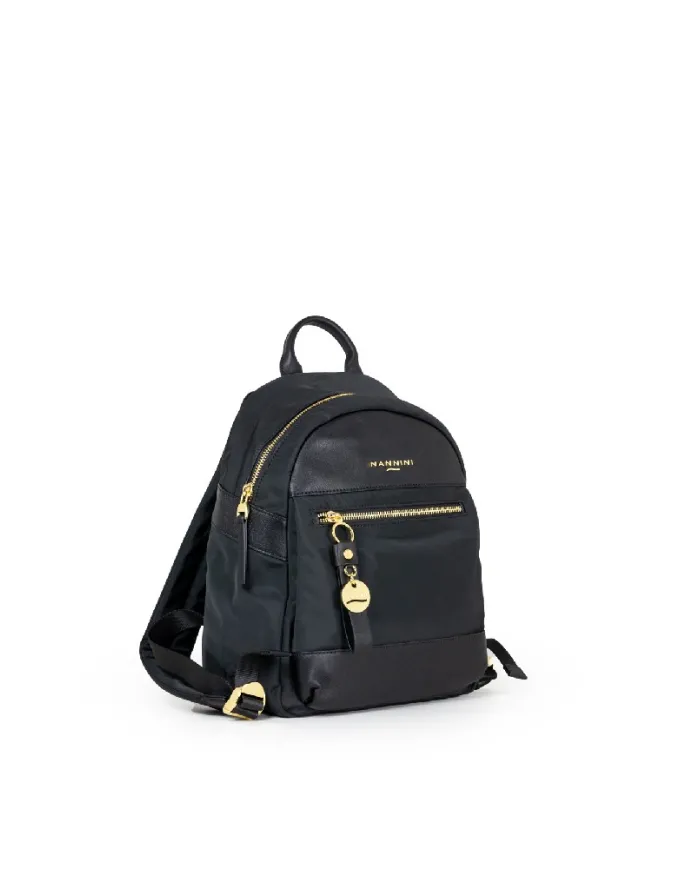 Nannini Zaino in tessuto Liberty Nero