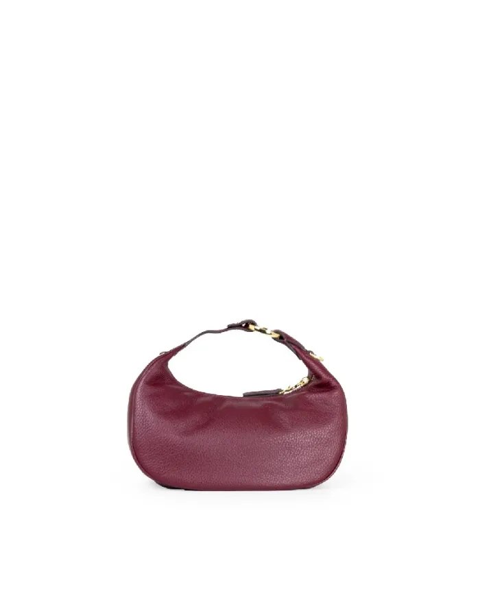 Nannini Borsa piccola in pelle Siria Bordeaux