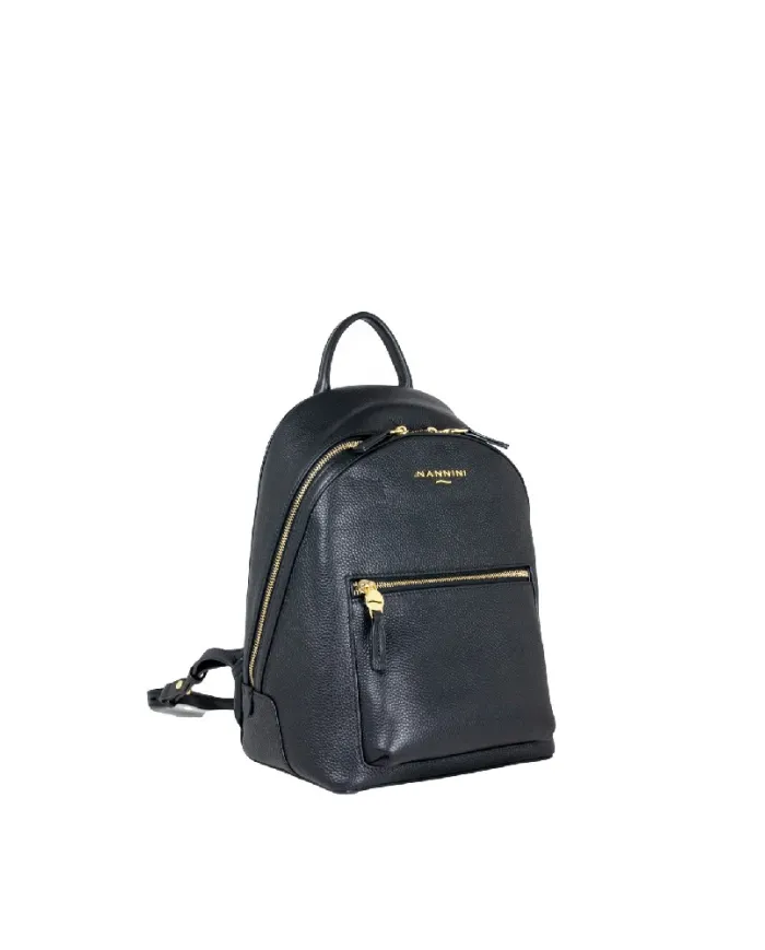 Nannini Zaino in pelle Helga-M Nero