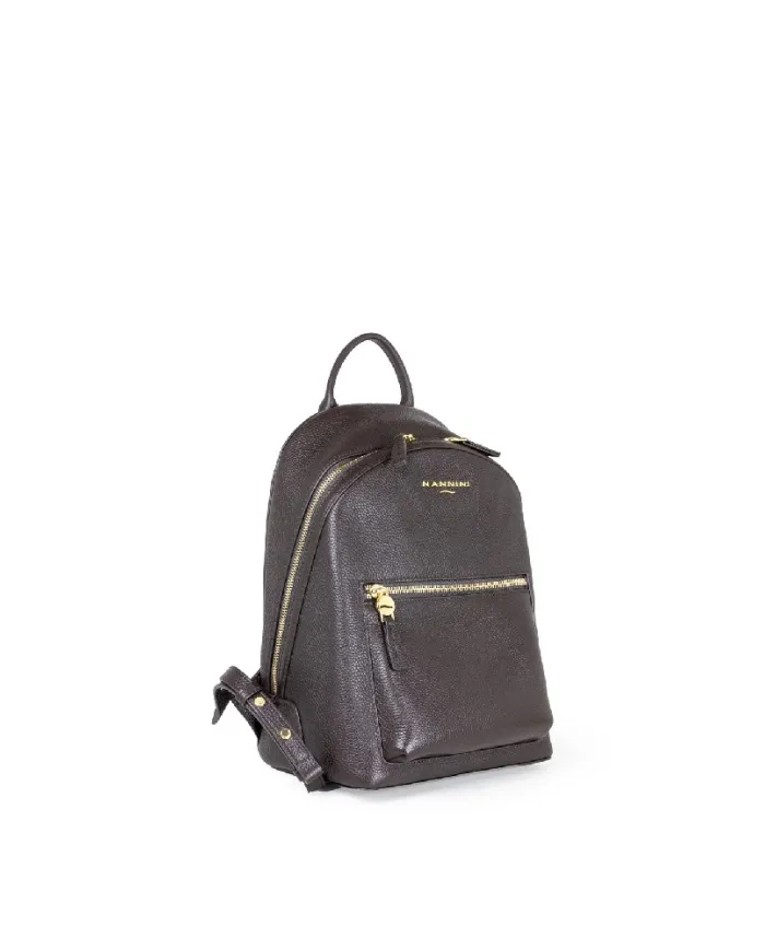 Nannini Zaino in pelle Helga-M Testa moro