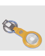 Piquadro portachiavi per airTag Blue Square Giallo