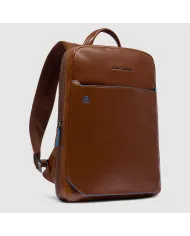 Piquadro Zaino in pelle porta pc Blue Square Marrone