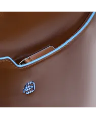 Piquadro Zaino in pelle porta pc Blue Square Marrone