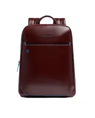Piquadro Zaino in pelle porta pc Blue Square Mogano