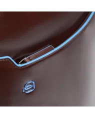 Piquadro Zaino in pelle porta pc Blue Square Mogano