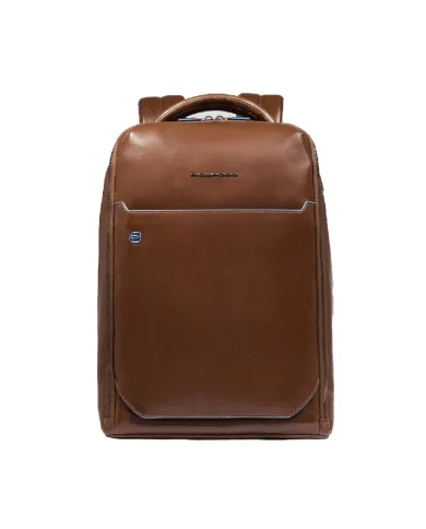 Piquadro Zaino porta pc 14" Blue square Marrone