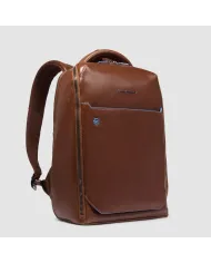 Piquadro Zaino porta pc 14" Blue square Marrone
