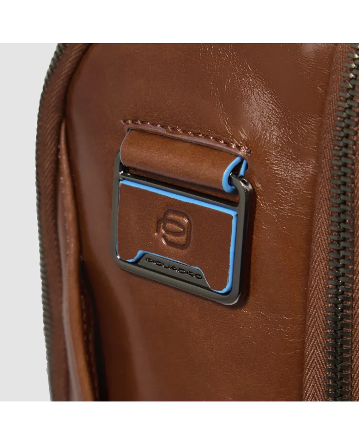 Piquadro Zaino porta pc 14" Blue square Marrone