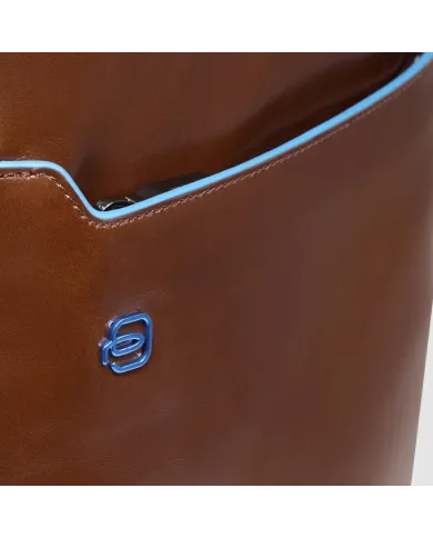 Piquadro Zaino porta pc 14" Blue square Marrone