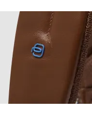 Piquadro Zaino porta pc 14" Blue square Marrone