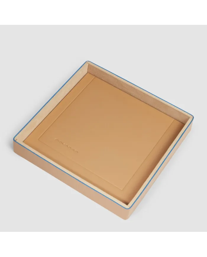 Piquadro Svuota tasche in pelle Atlas Cuoio