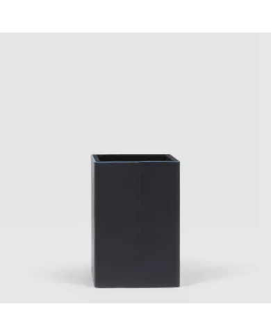 Piquadro Porta penne in pelle Atlas Nero