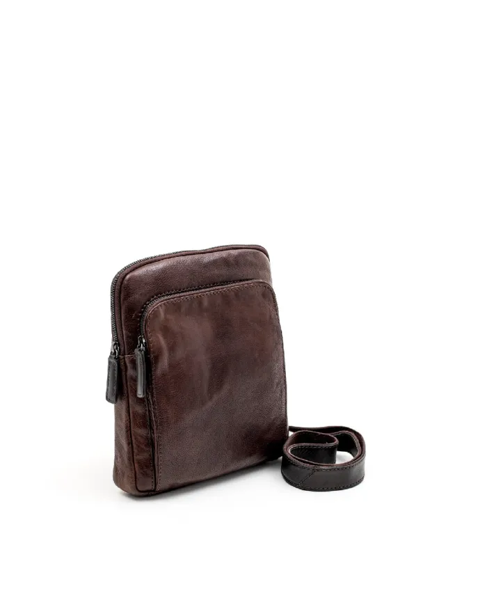 Gianni Conti Borsa uomo in pelle vintage Samuel Testa moro