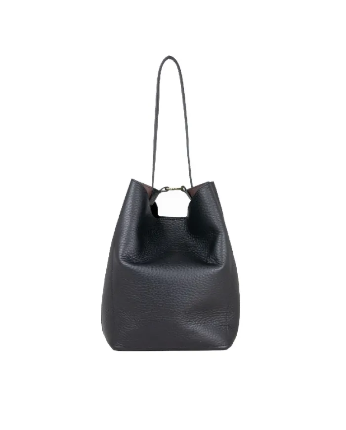 Loristella Borsa secchiello grande Emma Nero