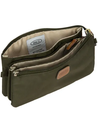 Bric's Pochette 3 tasche X-Collection Verde