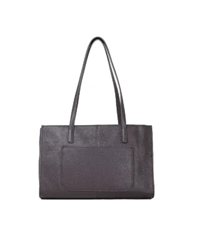 Nannini Shopping bag pelle Helga-M Testa moro