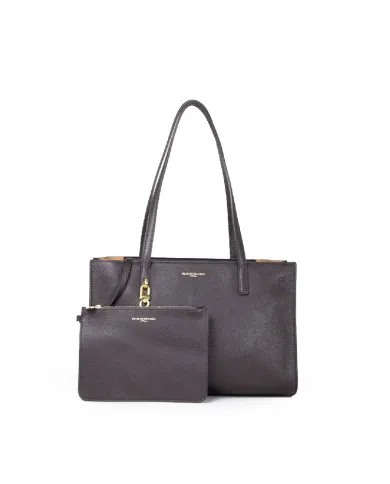 Nannini Shopping bag pelle Helga-M Testa moro
