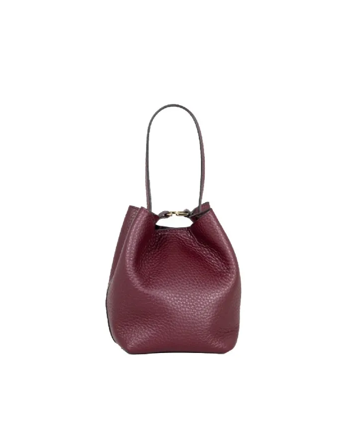 Loristella Borsa secchiello Emma Bordeaux