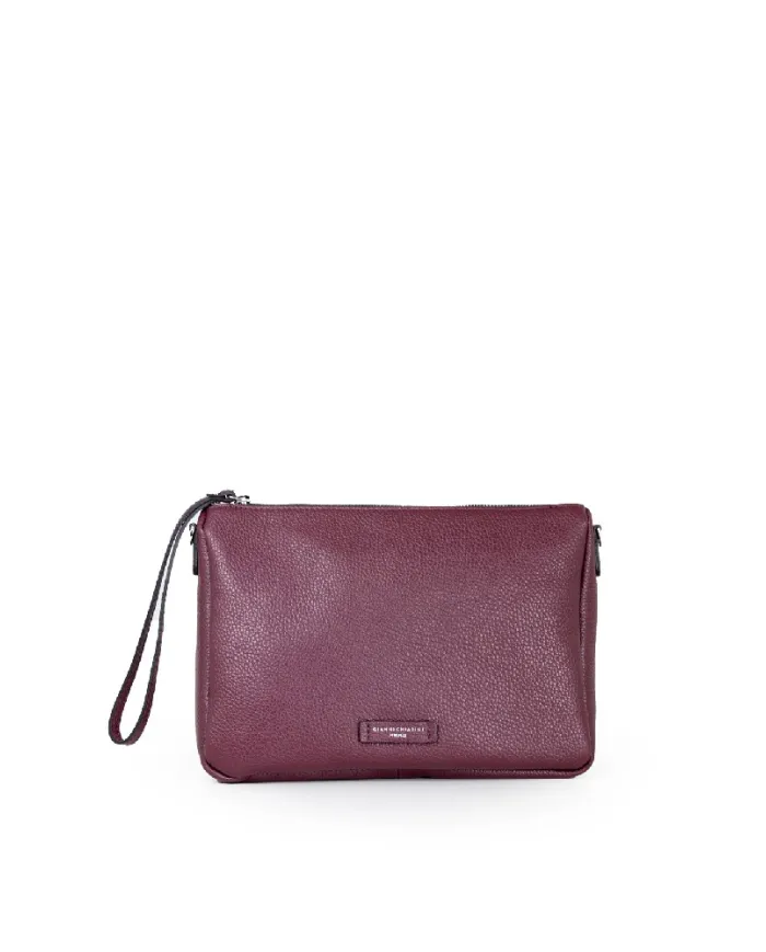 Gianni Chiarini Borsa grande in pelle Nora pouch Bordeaux