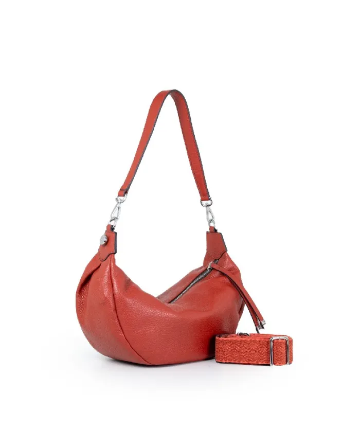 Gianni Chiarini Borsa tracolla in pelle Aisha Mattone