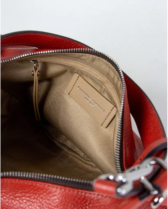 Gianni Chiarini Borsa tracolla in pelle Aisha Mattone