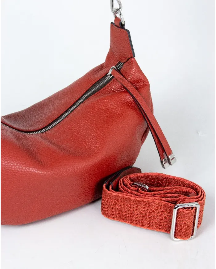 Gianni Chiarini Borsa tracolla in pelle Aisha Mattone