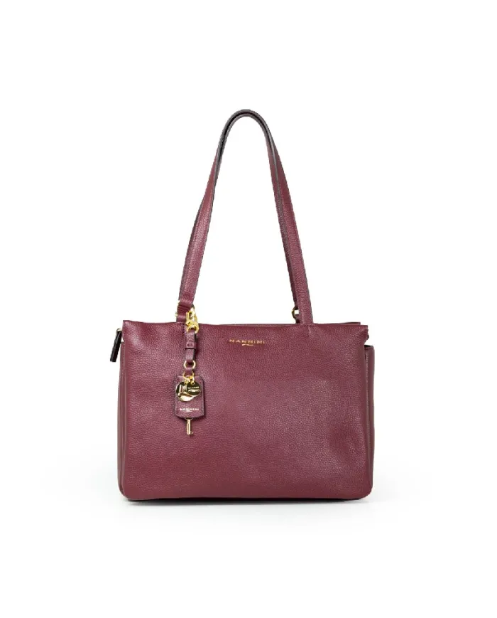 Nannini Borsa a tracolla pelle Yvonne Bordeaux