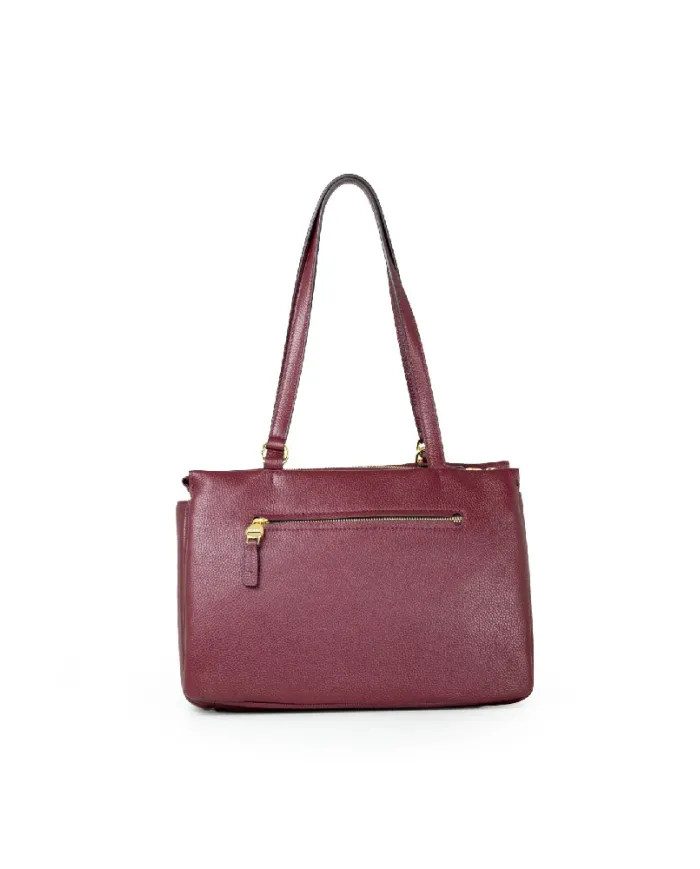 Nannini Borsa a tracolla pelle Yvonne Bordeaux