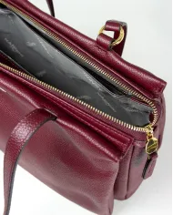 Nannini Borsa a tracolla pelle Yvonne Bordeaux