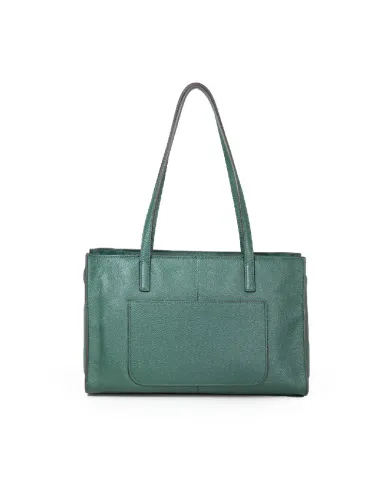 Nannini Shopping bag pelle Helga-M Verde