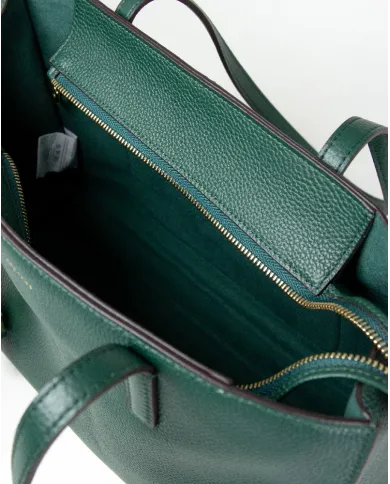 Nannini Shopping bag pelle Helga-M Verde