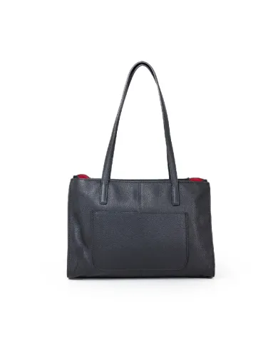 Nannini Shopping bag pelle Helga-M Nero/Rosso