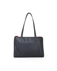 Nannini Shopping bag pelle Helga-M Nero/Rosso