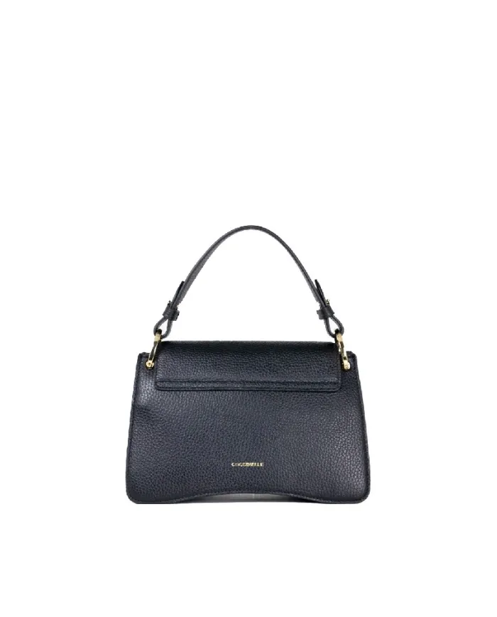 Coccinelle Borsa pelle martellata C-me small Nero