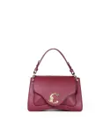 Coccinelle Borsa pelle martellata C-me small Bordeaux