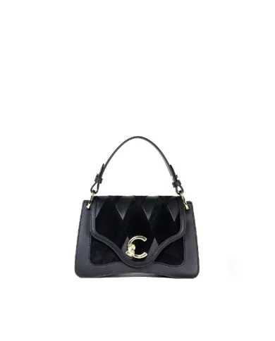 Coccinelle Borsa pelle scamosciata C-me small Nero