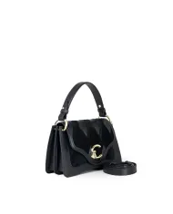 Coccinelle Borsa pelle scamosciata C-me small Nero