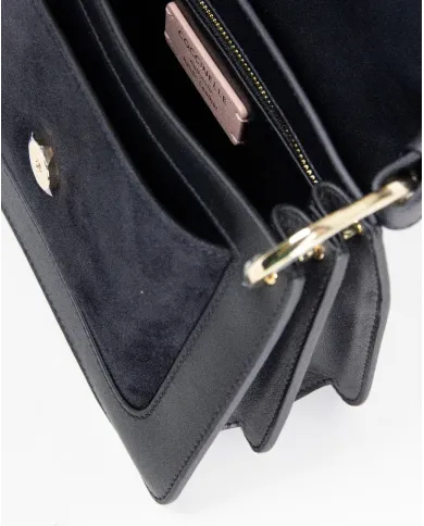 Coccinelle Borsa pelle scamosciata C-me small Nero