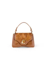 Coccinelle Borsa pelle scamosciata C-me small Cognac