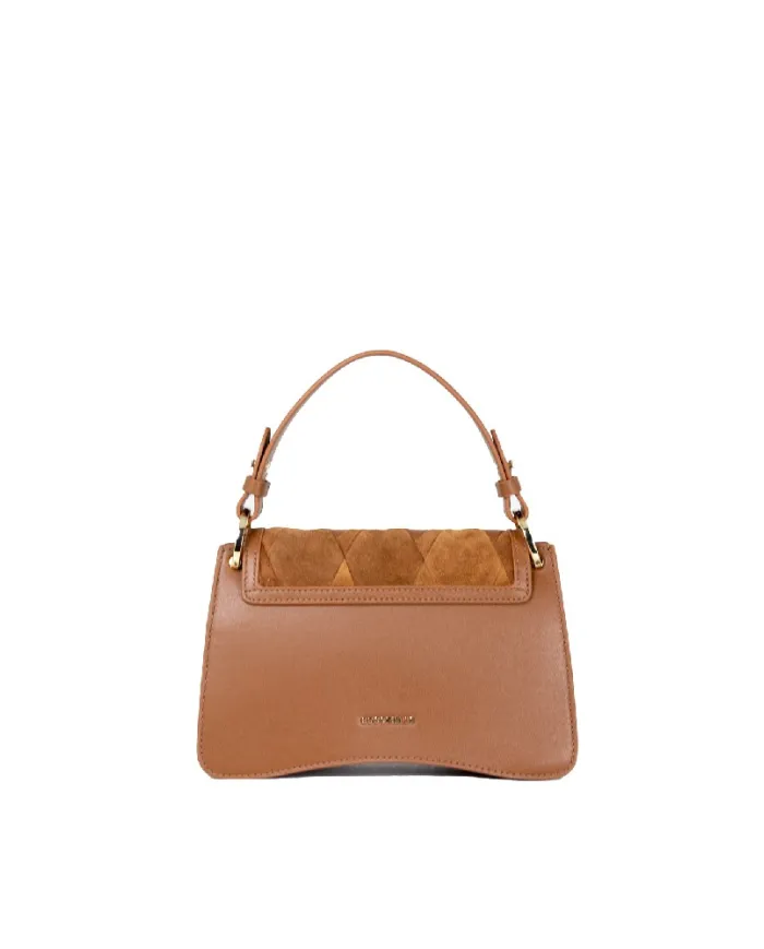 Coccinelle Borsa pelle scamosciata C-me small Cognac