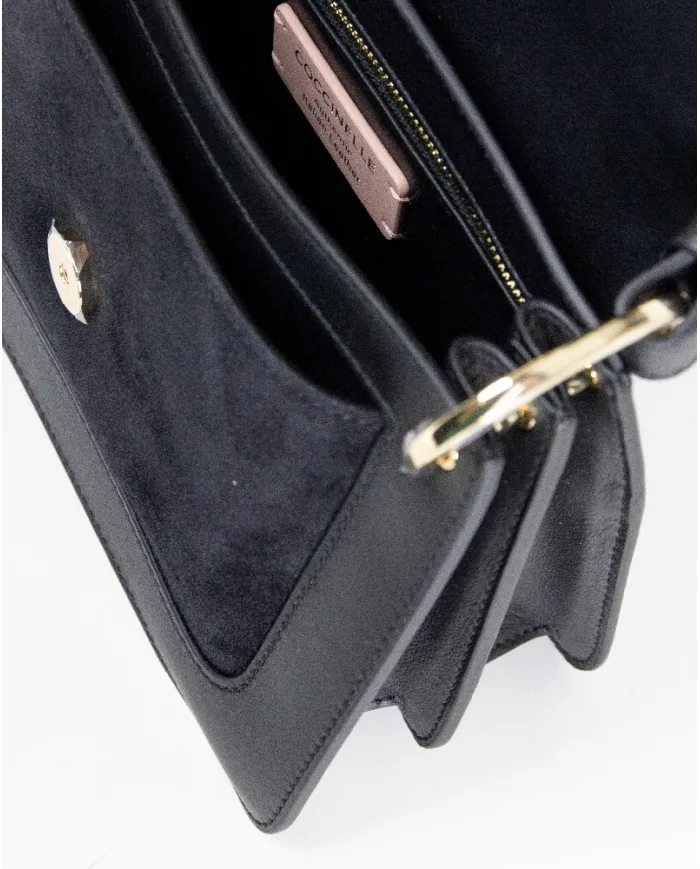 Coccinelle Borsa pelle scamosciata C-me small Cognac