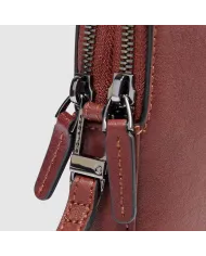 Piquadro Pochette uomo pelle Black Square Cuoio