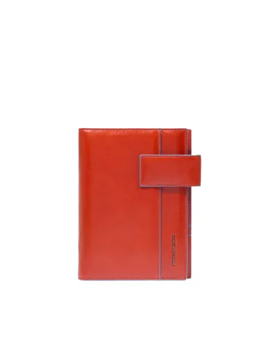 Piquadro Agenda organizer in pelle"Blue square". Cuoio