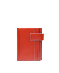 Piquadro Agenda organizer in pelle"Blue square". Cuoio