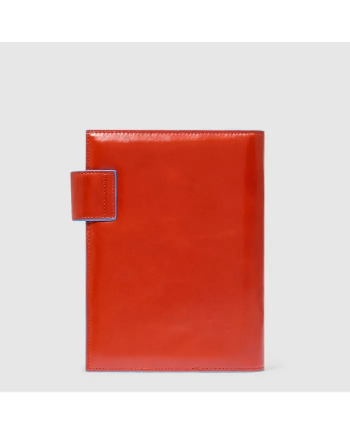 Piquadro Agenda organizer in pelle"Blue square". Cuoio