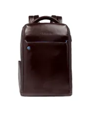 Piquadro Zaino porta pc 14" Blue square Mogano