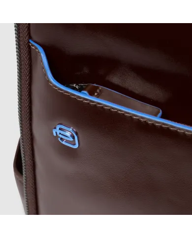 Piquadro Zaino porta pc 14" Blue square Mogano